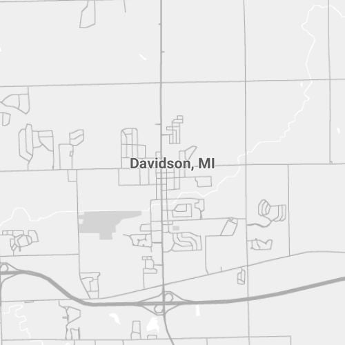 Davidson, MI Map