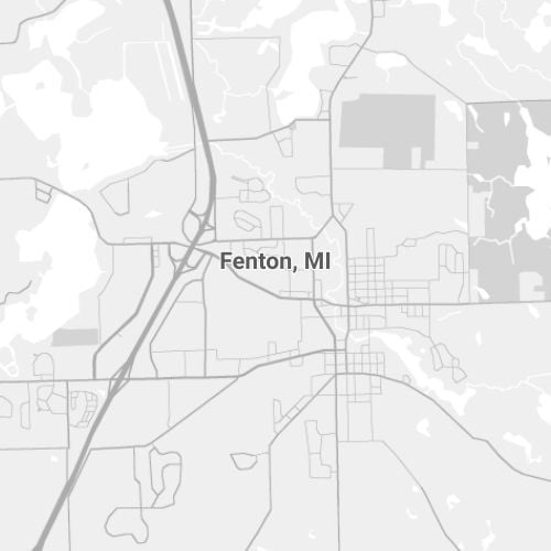 Fenton, MI Map