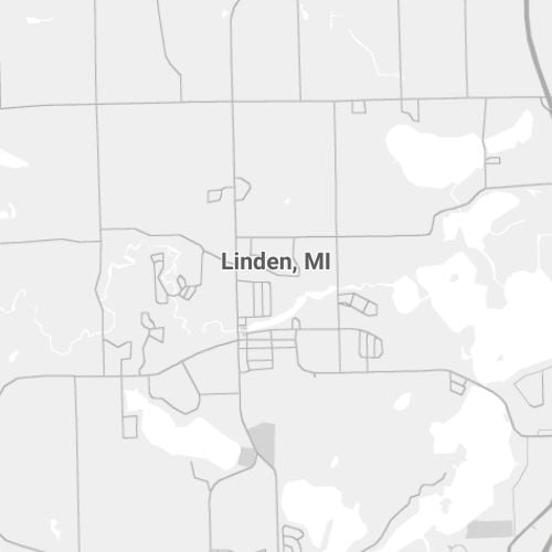 Linden, MI Map